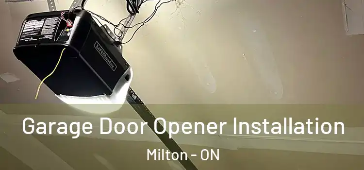  Garage Door Opener Installation Milton - ON